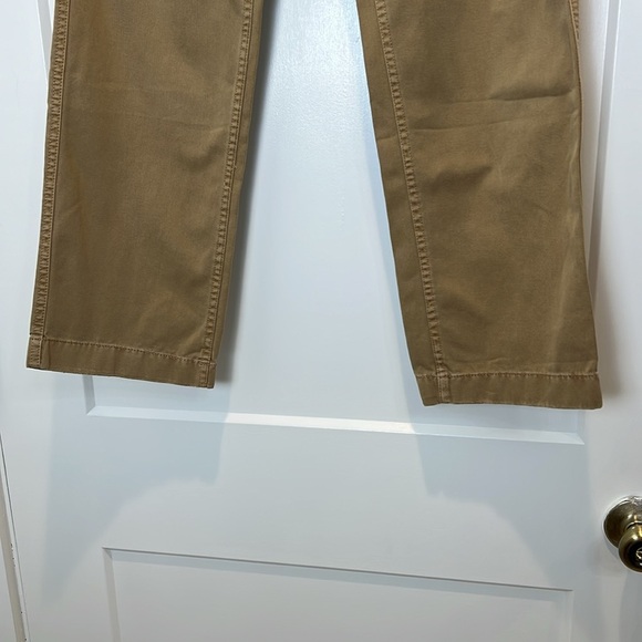 J. Crew Tan Chinos Classic Cotton Twill distressed pants size 0. - Picture 4 of 9